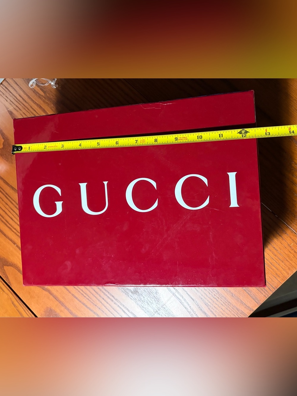 Gucci Red Box with White Logo